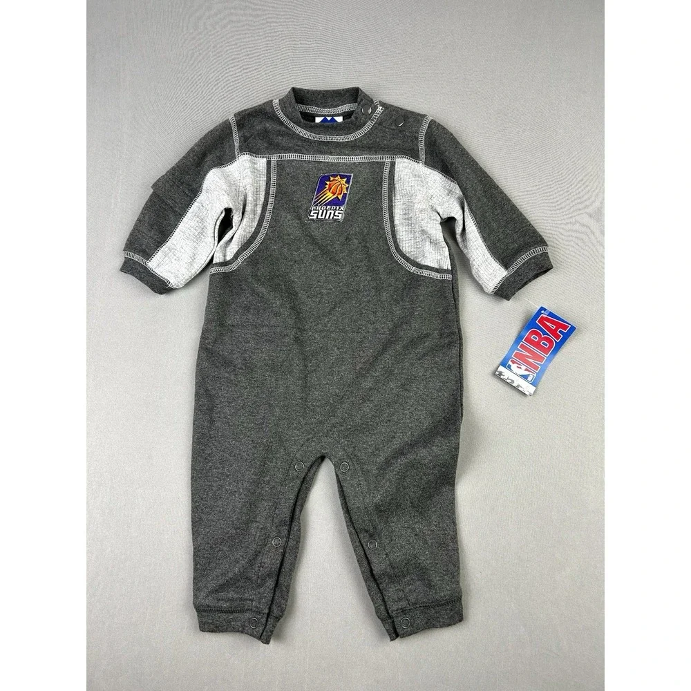 Phoenix Suns Baby 6-9‎ Months NBA Store Long Sleeve Bodysuit NEW With Tags